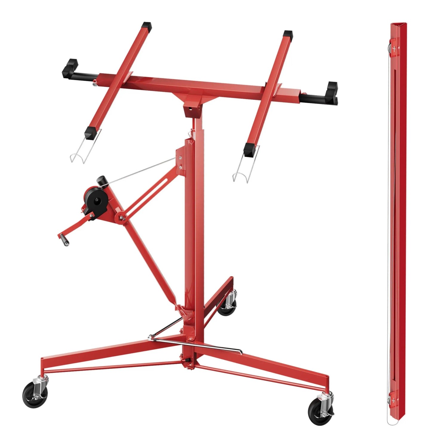 Wiltec Plattenheber Xxl Set 350 Cm + 140 Cm Paneelheber Montagehilfe Verlängerung 68 Kg