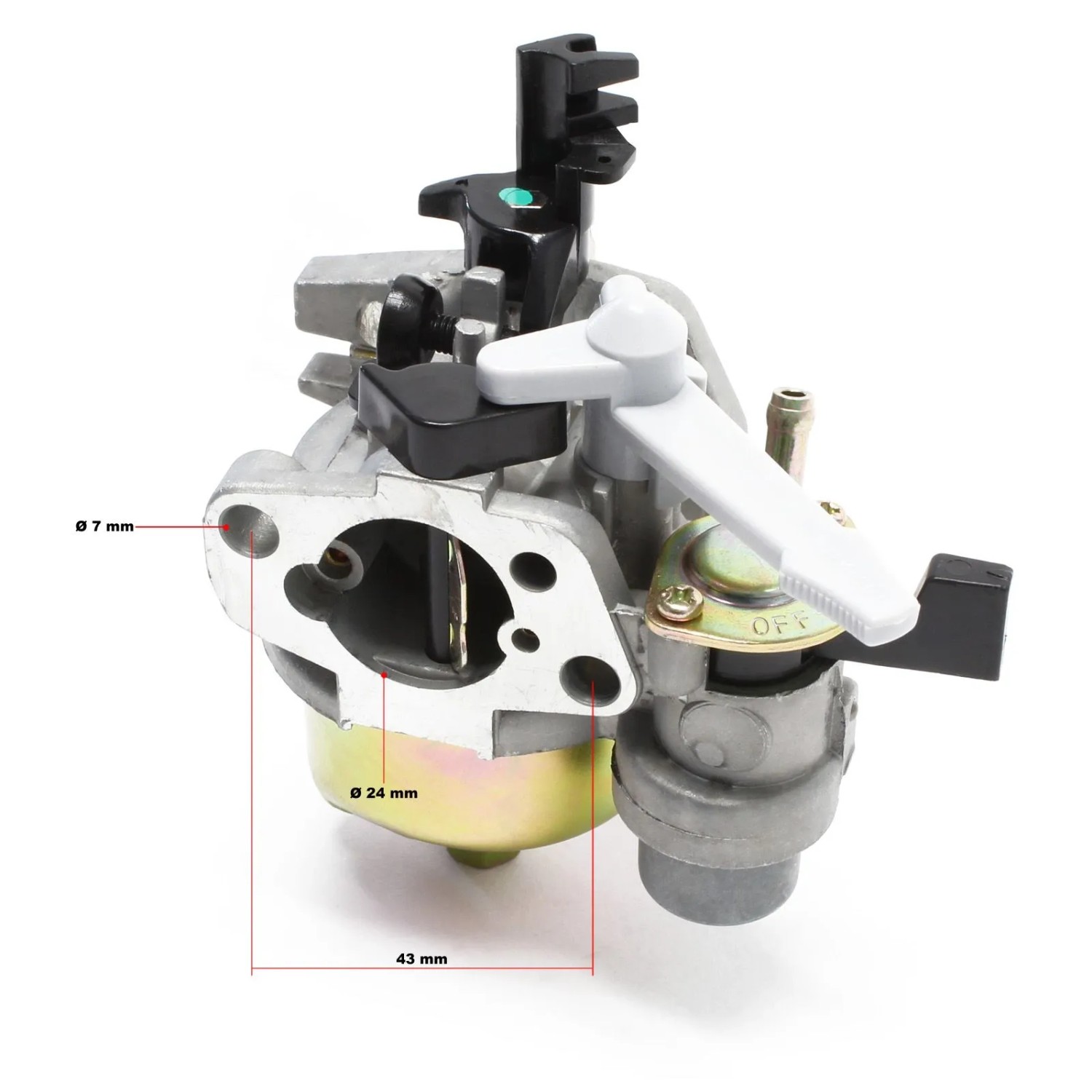 Wiltec Lifan Ersatzteil Für 65Ps Benzinmotor Vergaser 4-Takt Motor 1-Zylinder