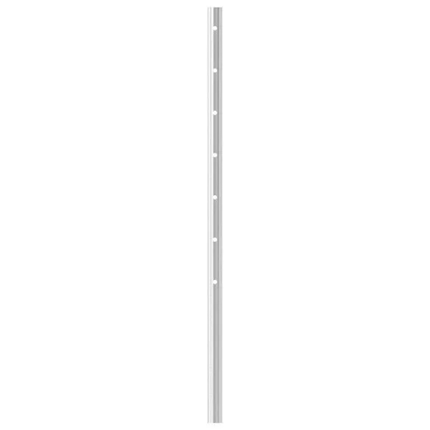 FeNau Edelstahlpfosten V2A Ø 42,4 X 2,0 mm H 1190 mm Mit 7 Bohrungen Ø 12 mm