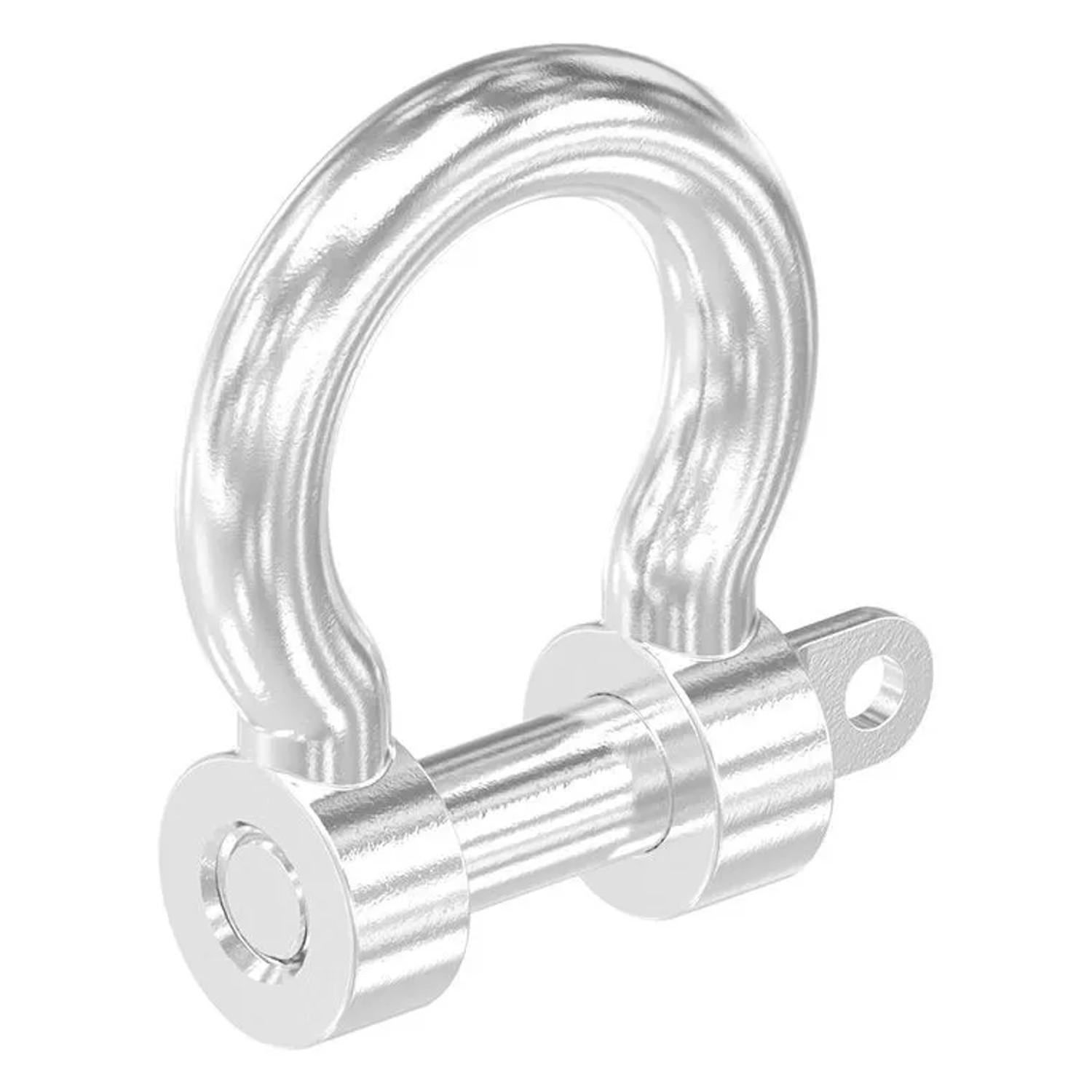 FeNau Gebogener Schäkel Edelstahl V4A M8 Mit Bolzen
