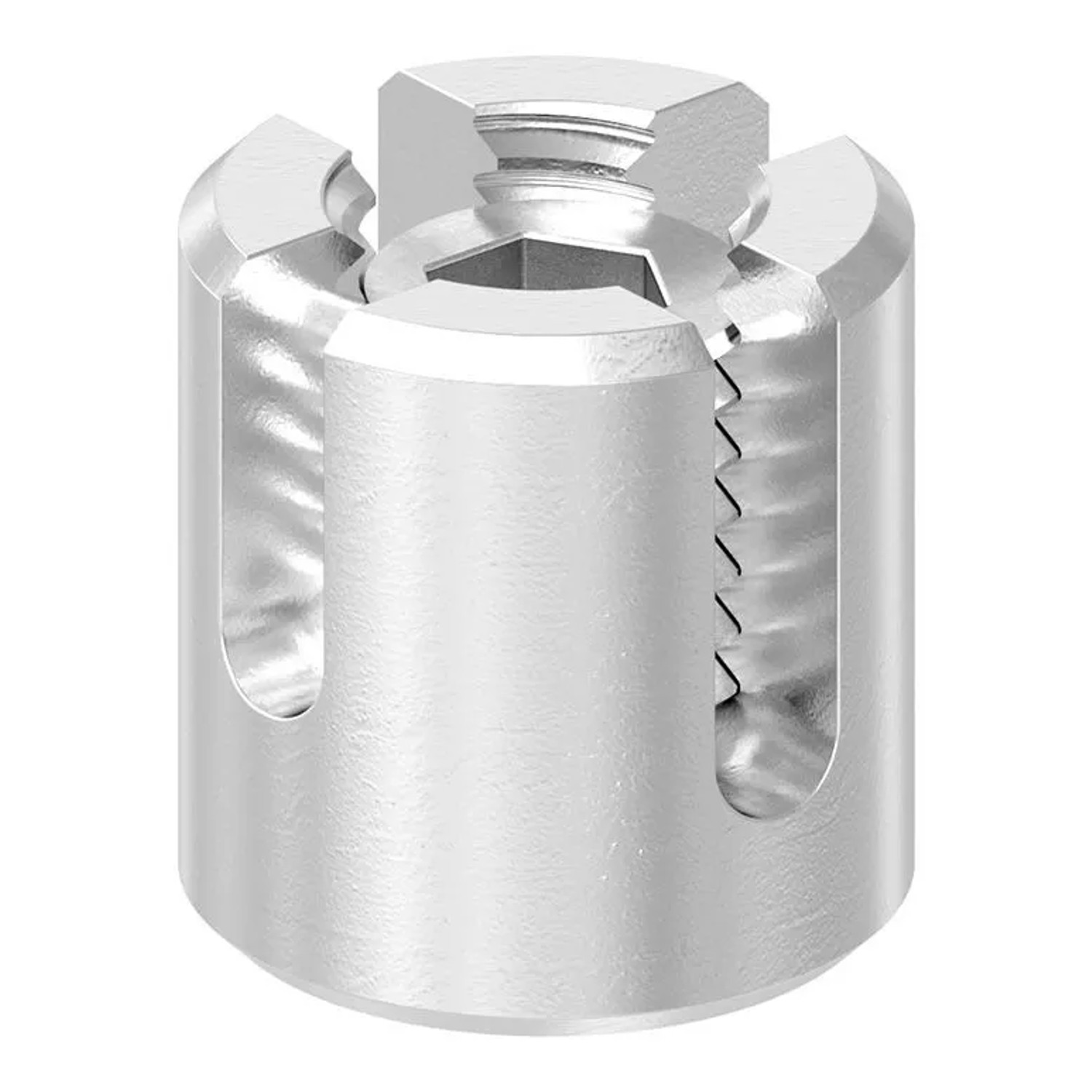 FeNau Kreuzklemme Edelstahl V4A Für Seil Ø 4 mm Für Außen- Und Küstenbereich