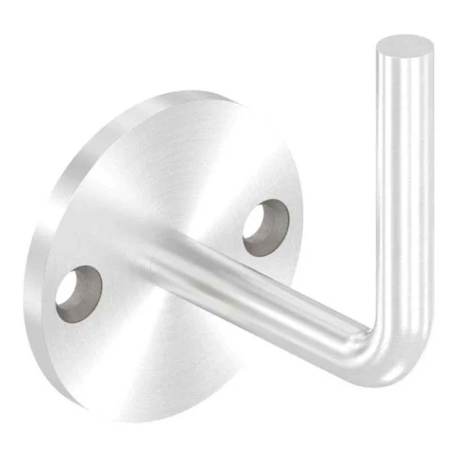 FeNau Handlaufhalter V2A Ronde Ø70x6 mm Bügel Ø12 mm Wandabstand 80 mm Zum Anschweißen