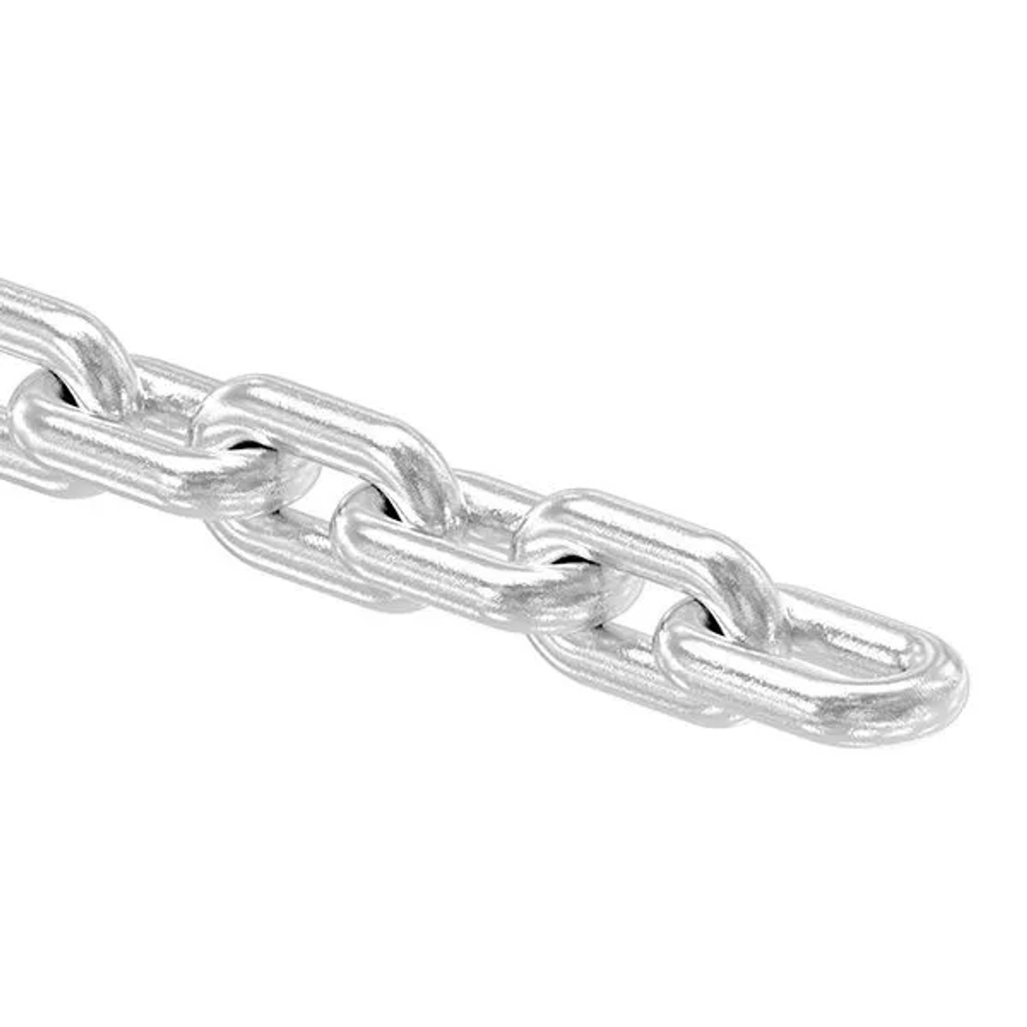 FeNau Edelstahlkette Kurzgliedrig Edelstahl V4A Ø 8 mm DIN 766