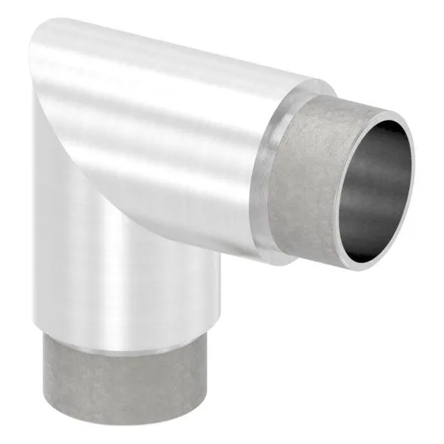 FeNau Eckbogen V2A Für Rohr Ø 42,4 X 3,0 mm 90 Grad Steckfitting