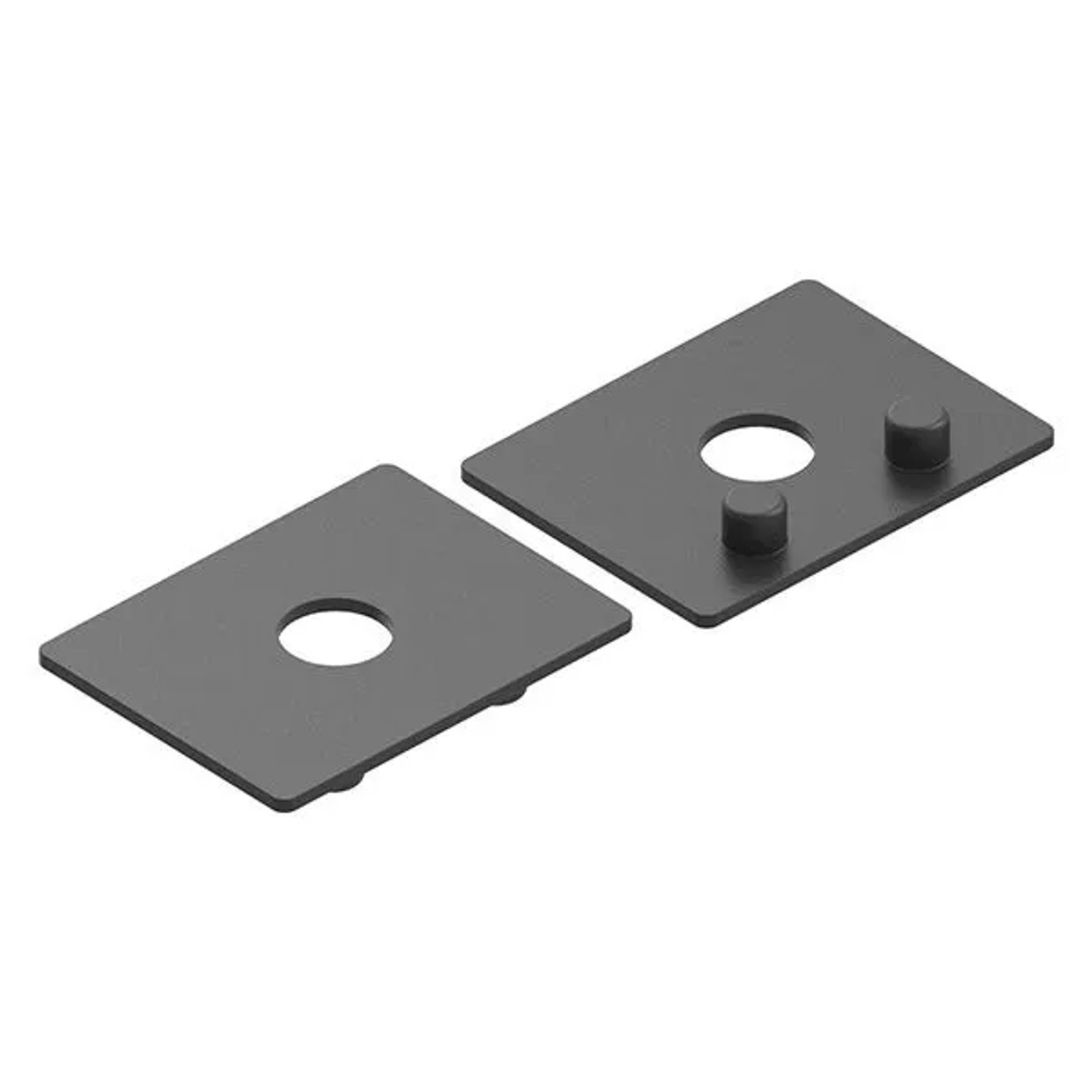 FeNau Abdeckplättchen Kunststoff Für Lochblechhalter Ø 32 mm Paarweise