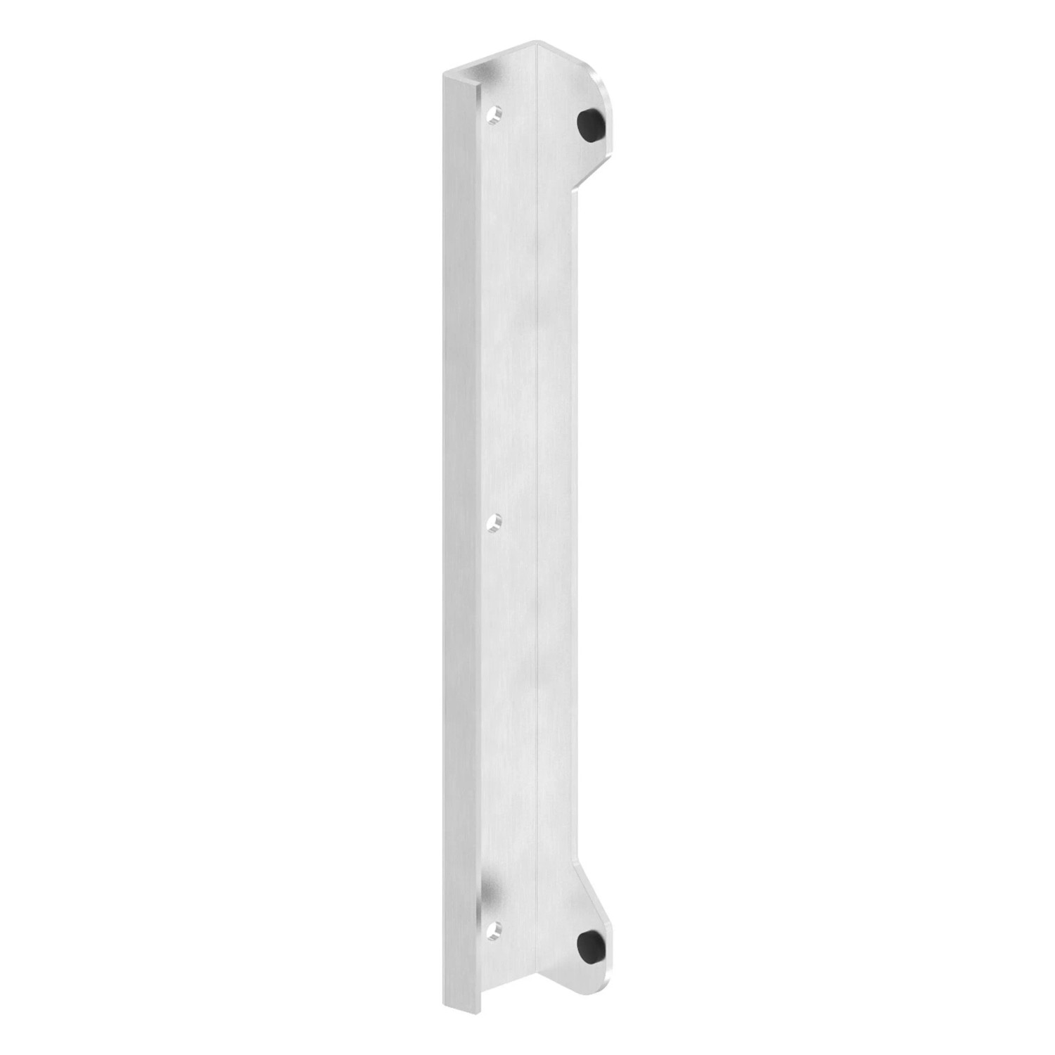 FeNau Anschlagsblech Edelstahl V2A 37,5 X 41,5 X 328 mm Mit Gummipuffer
