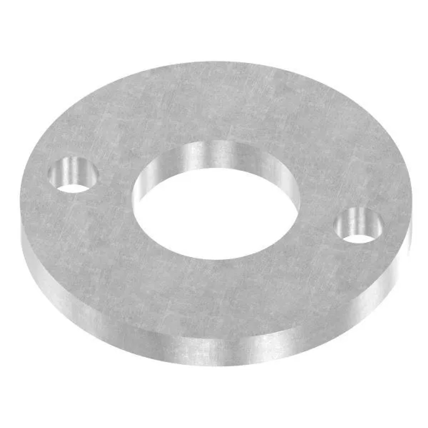 FeNau Ankerplatte Stahl Roh Ø 100 X 10 mm Mit 2 Bohrungen Ø 13 mm Und Mittelloch Ø 43 mm