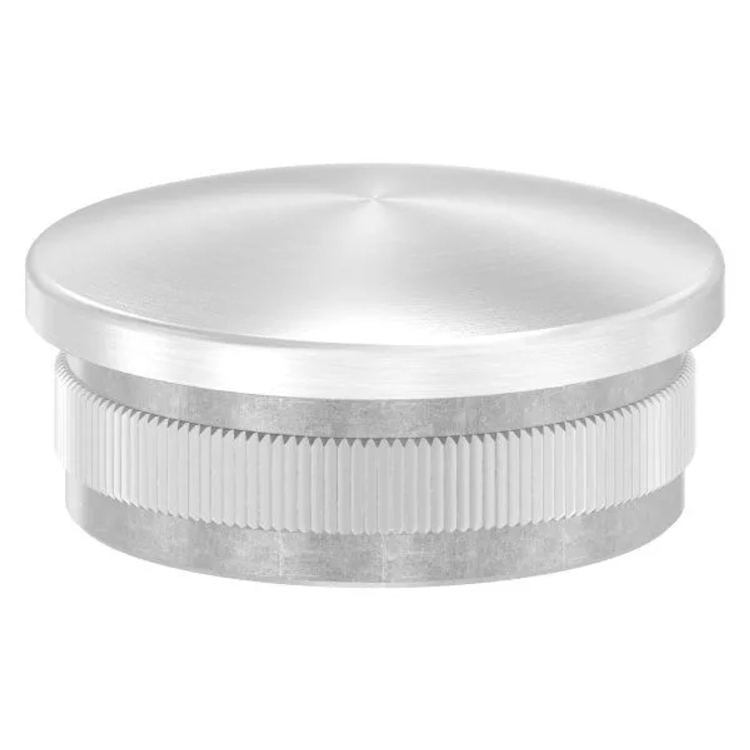 FeNau Einsteckkappe Edelstahl V4A Ø 42,4 mm Für Rohr 2,0 mm Wandstärke Gewölbt