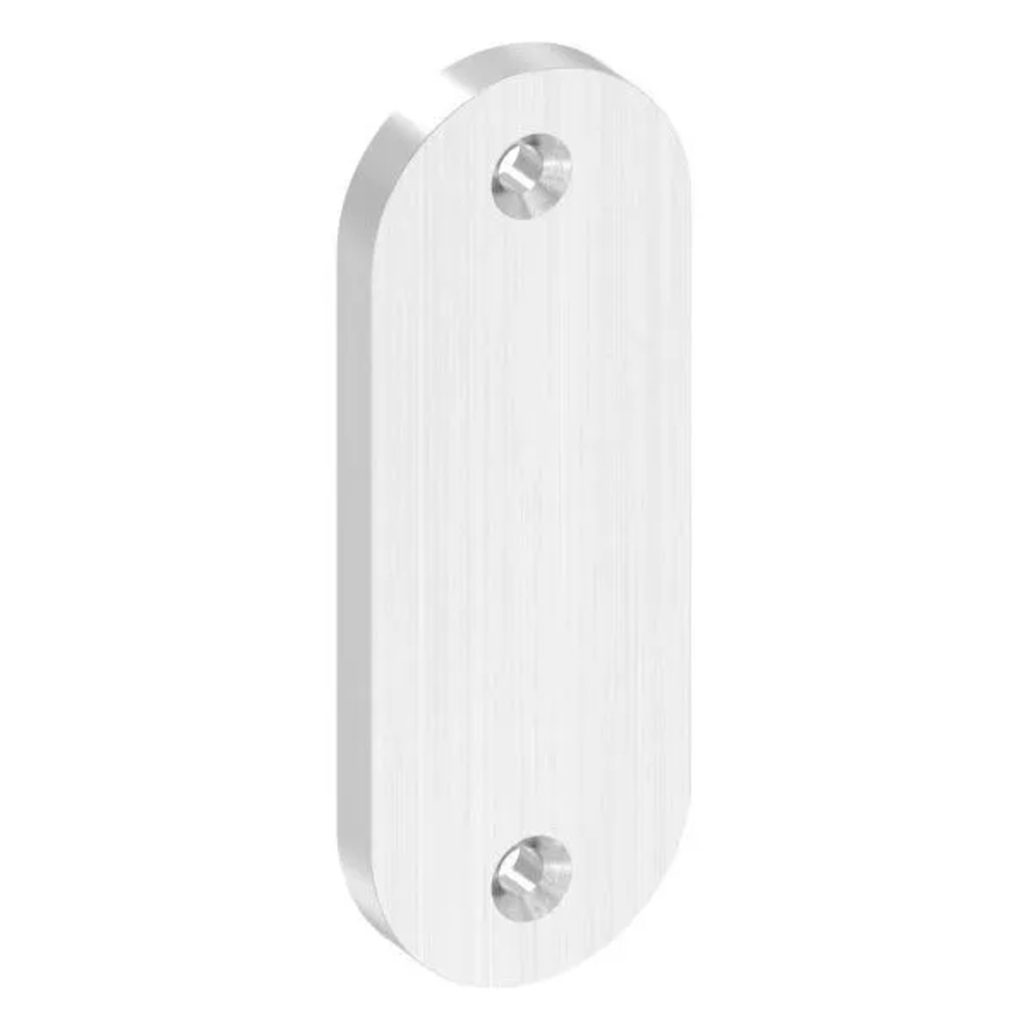 FeNau Kurzschild Edelstahl V2A 32 X 87 X 6 mm Geschliffen Korn 240 Blind