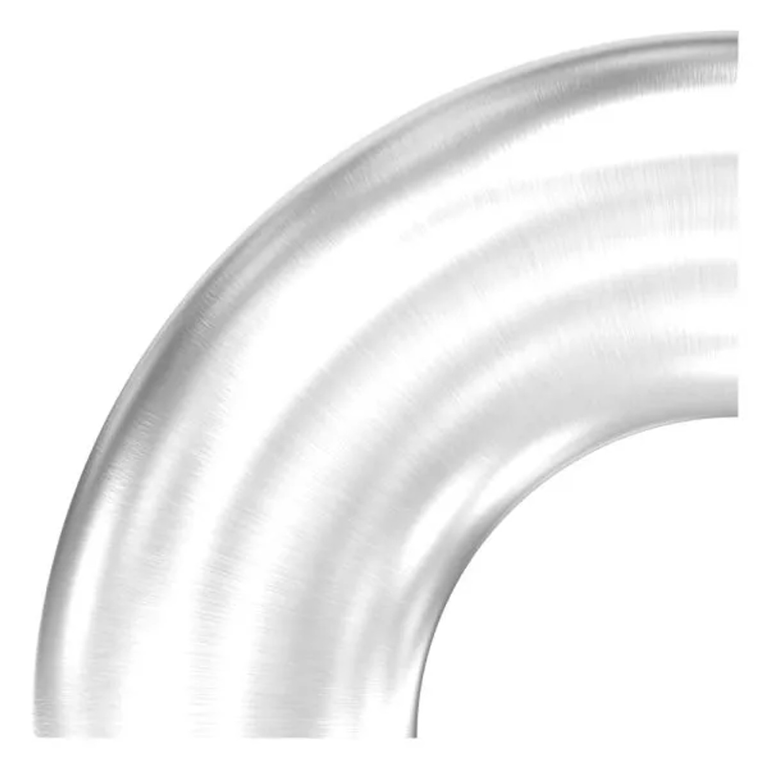 FeNau Schweißbogen Edelstahl V2A Ø 114,3 X 2,0 mm 90 Grad Geschliffen Korn 240