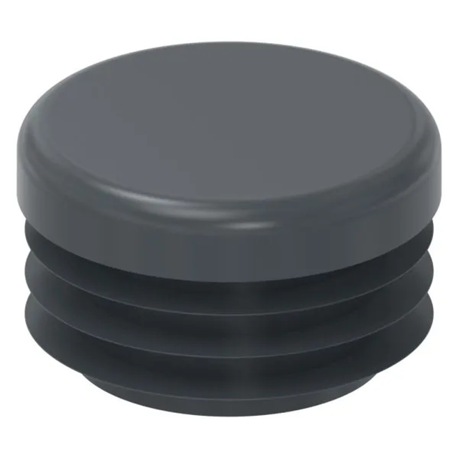 FeNau Einsteckkappe Kunststoff Für Rohr Ø 26,9 mm Wandstärke 1,0-3,0 mm RAL 7016