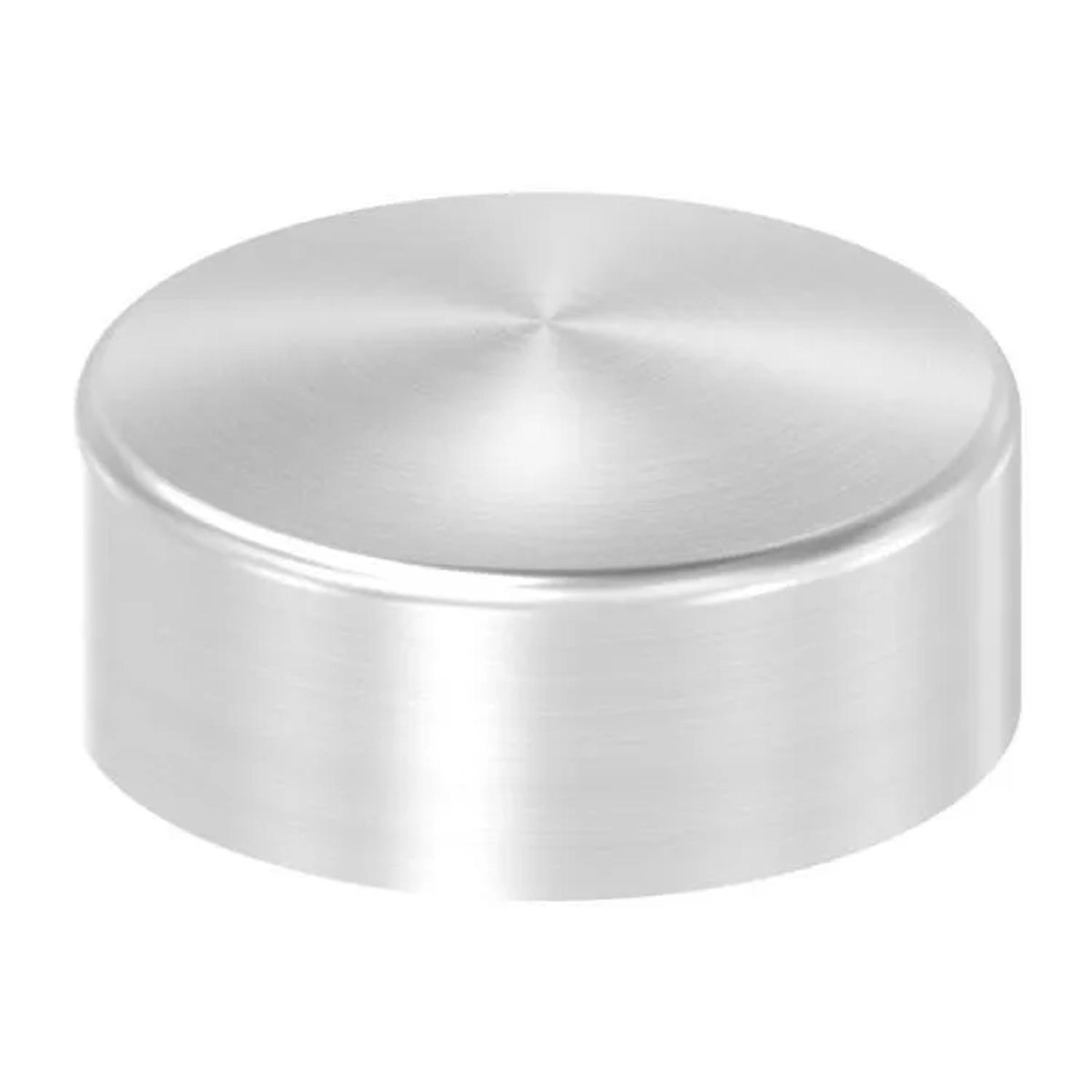 FeNau Endkappe Zum Überstecken Edelstahl V2A Ø 42,4 mm Geschliffen