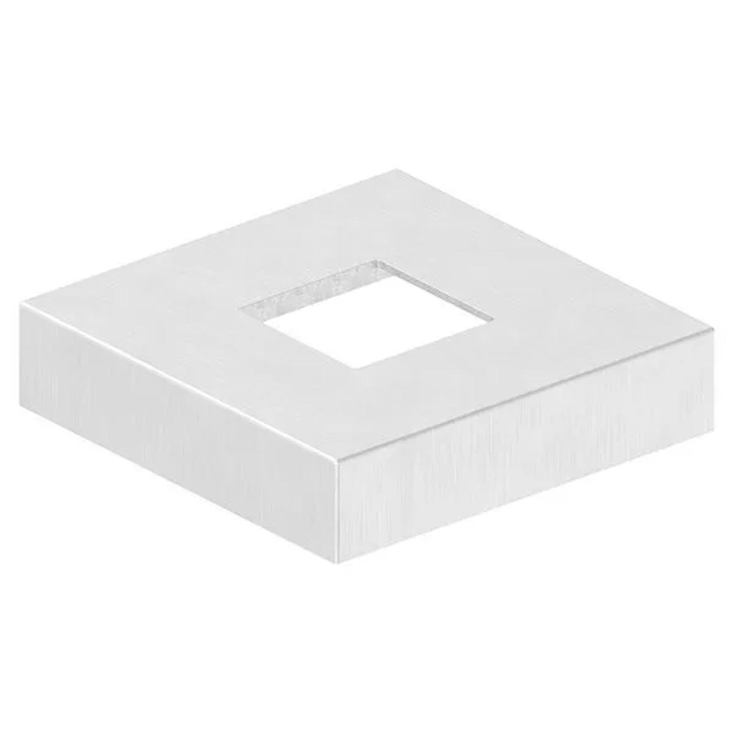 FeNau Abdeckrosette 109x109x25 mm Für Vierkantrohr 40x40 mm V4A