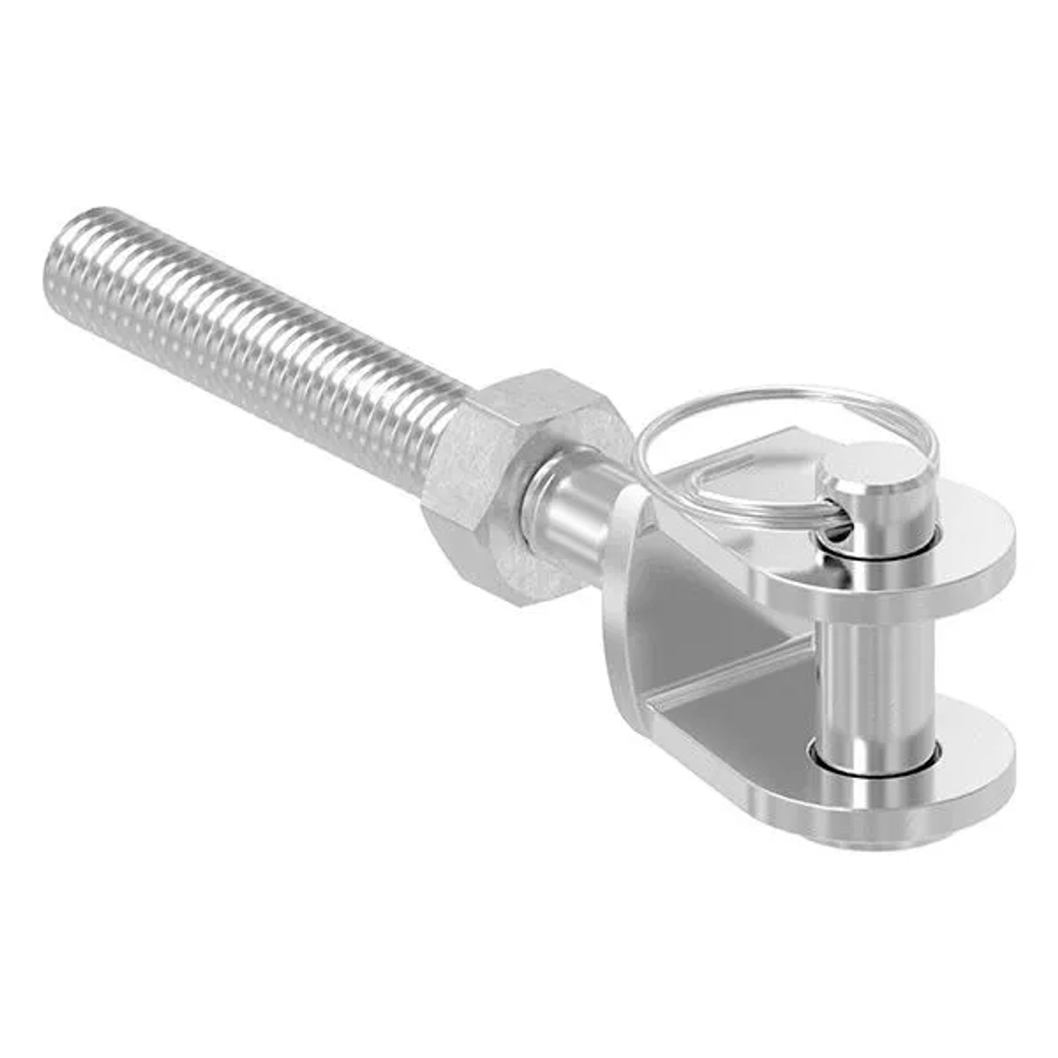 FeNau Gabelterminal Edelstahl V4A Außengewinde M8 Links