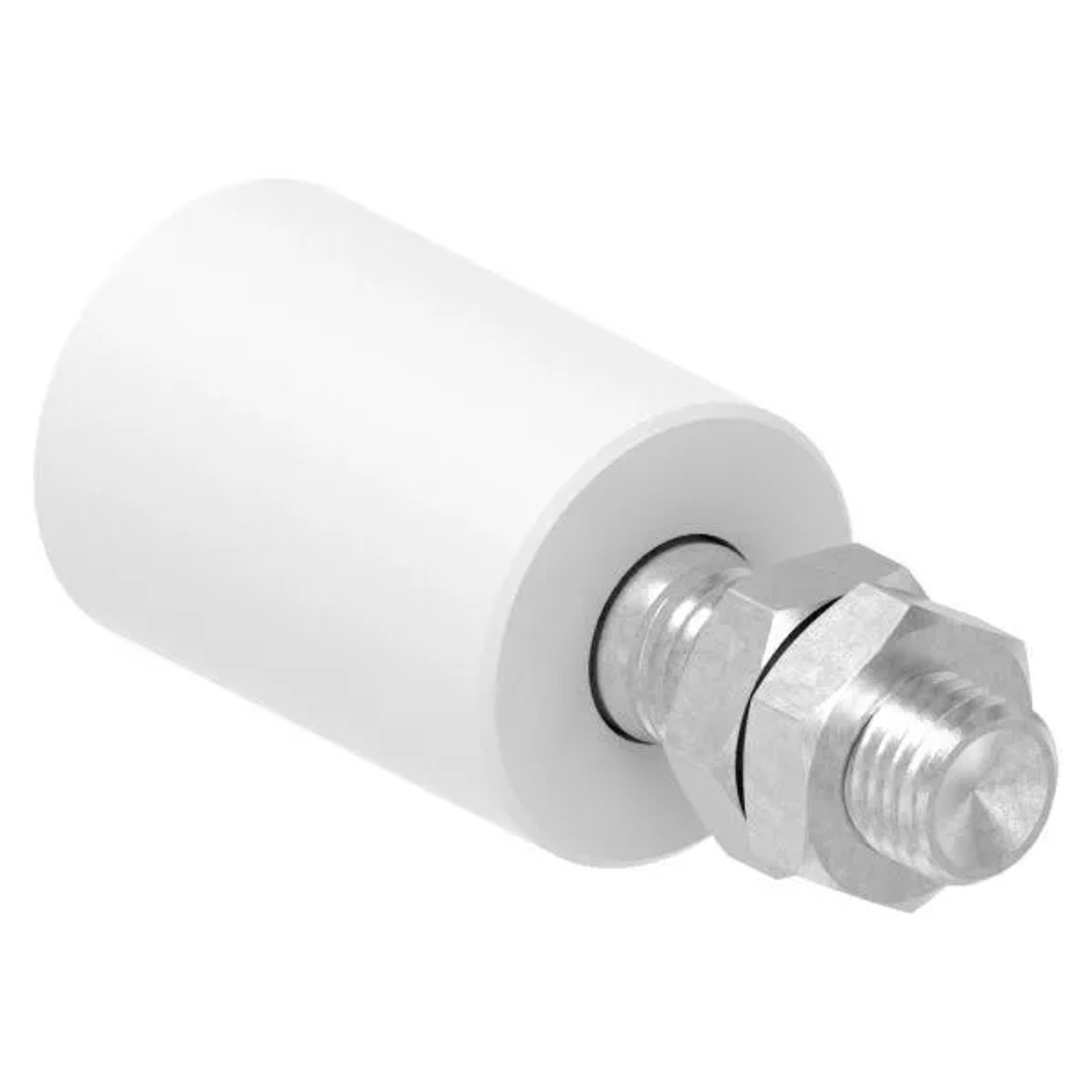 FeNau Führungsrolle Nylon Edelstahl V2A Ø 40 X 60 mm Gewinde M16