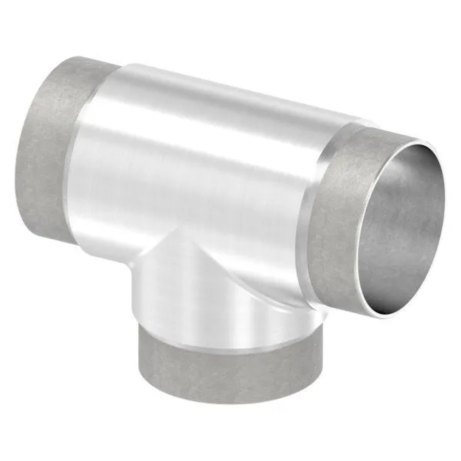 FeNau T-Stück V2A Für Rundrohr Ø 60,3 X 2,0 mm