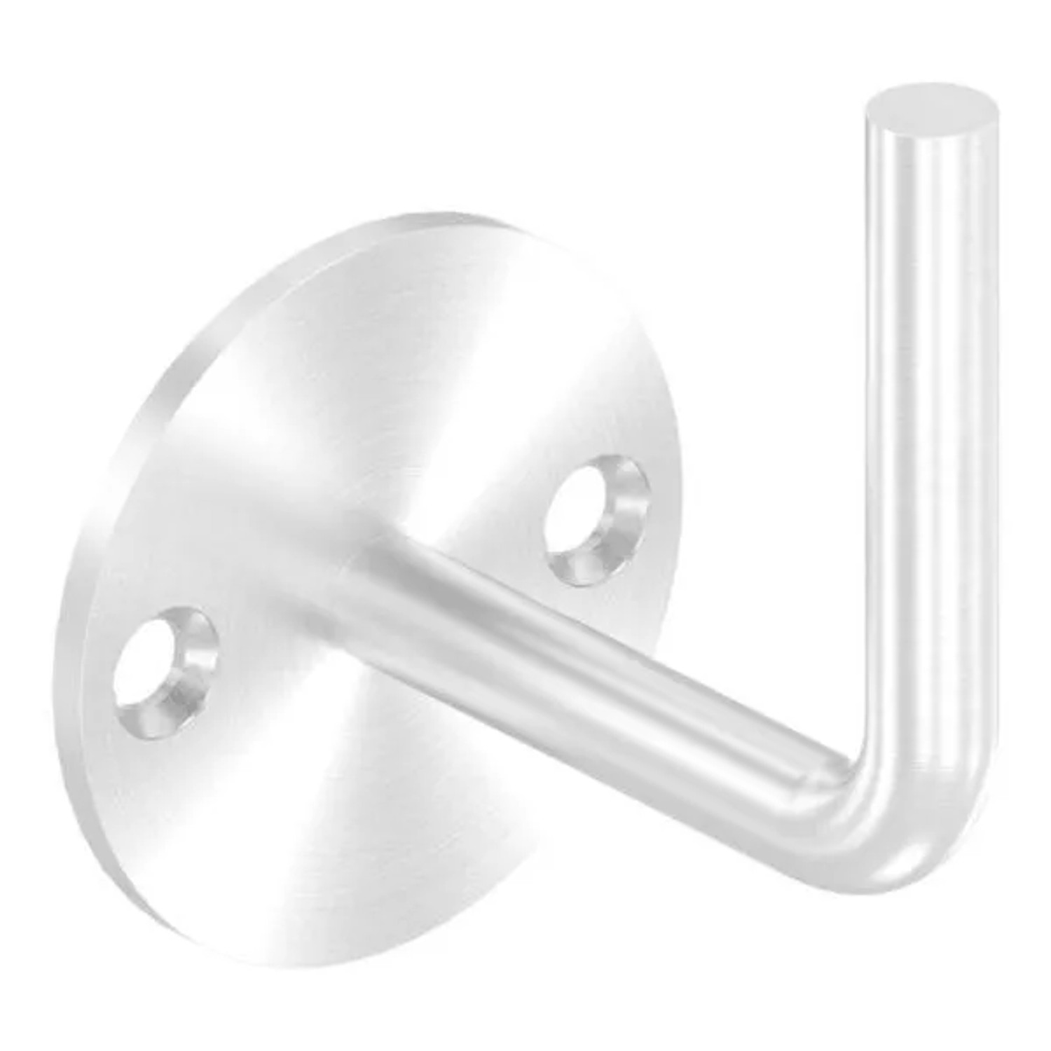 FeNau Handlaufhalter V2A Ronde Ø70x4 mm Bügel Ø12 mm Wandabstand 80 mm Zum Anschweißen