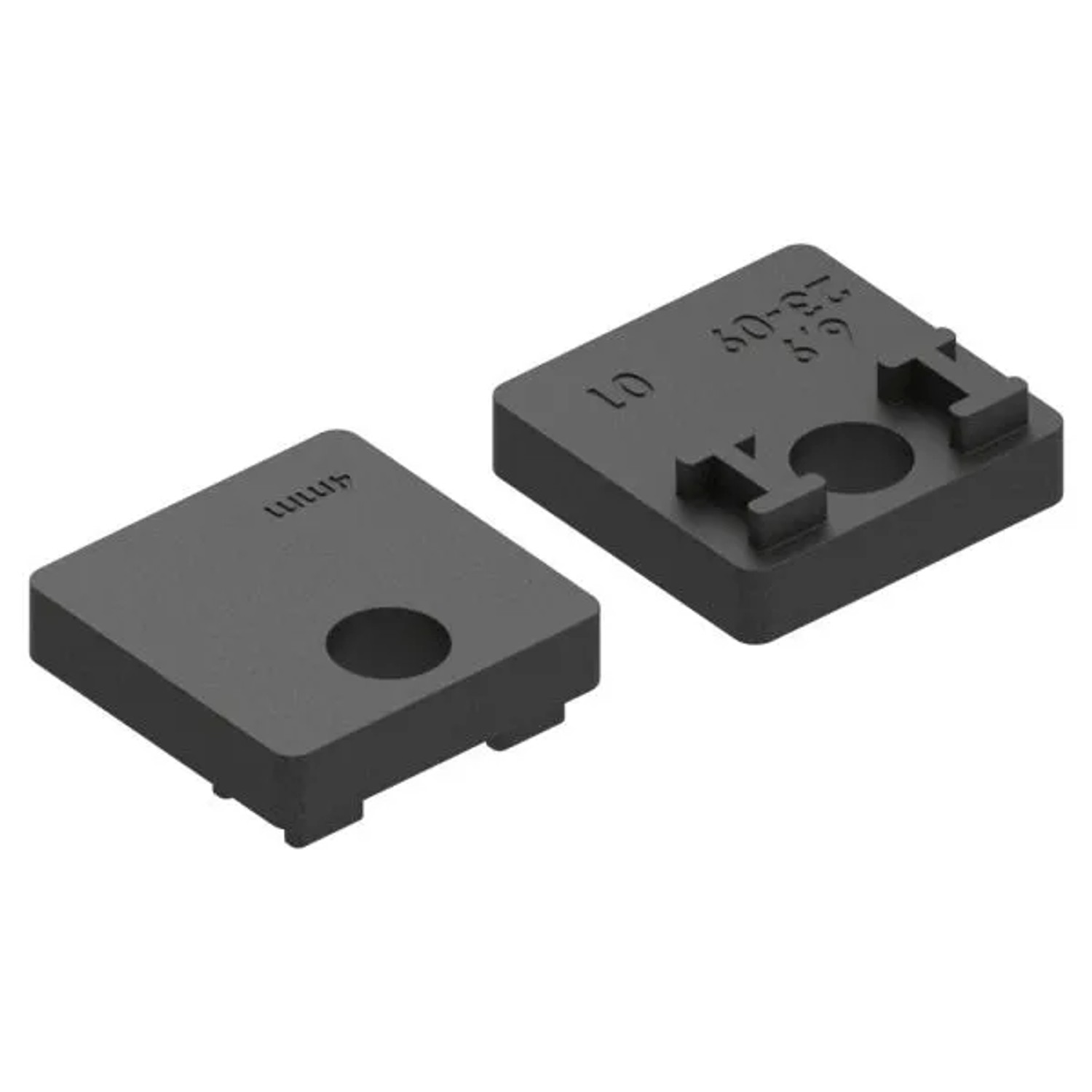 FeNau Gummieinlage Gummi Für Blech 4,0 mm 1 Paar