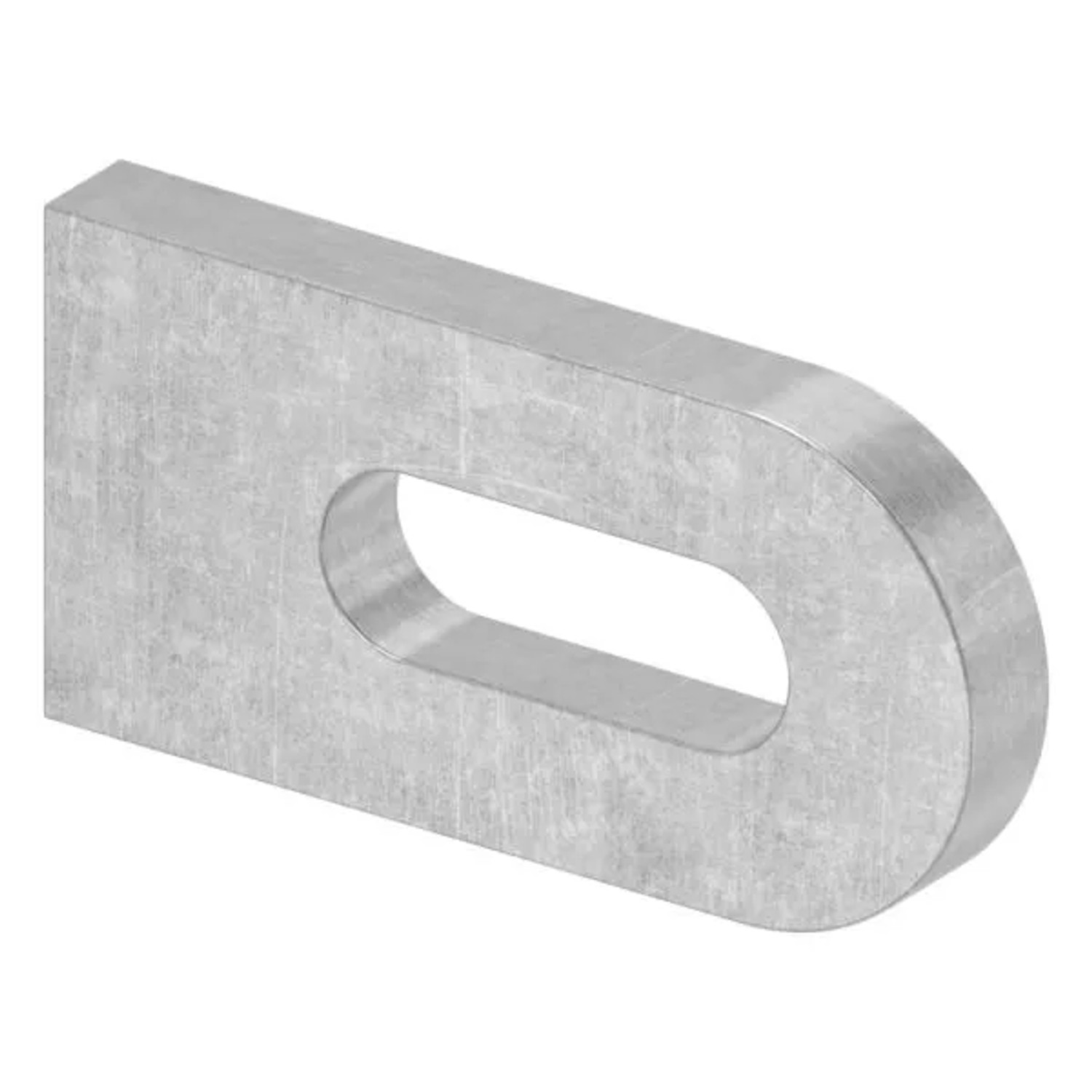 FeNau Anschweißlasche Stahl S235 50 X 25 X 6 mm Mit Langloch 25 X 9 mm