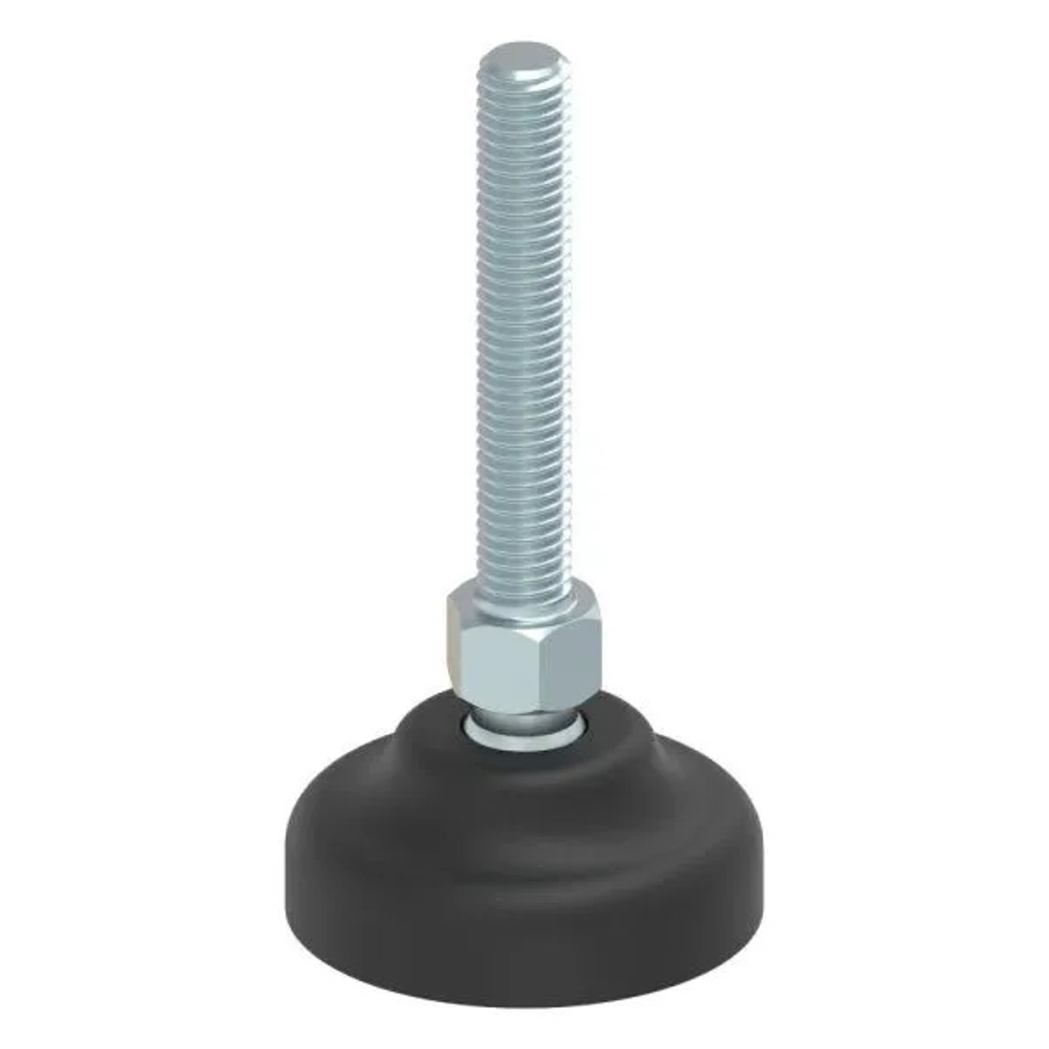 FeNau Schwerlast-Maschinenfuß M8x50 Fuß-Ø 40 mm Mit Kugelgelenk