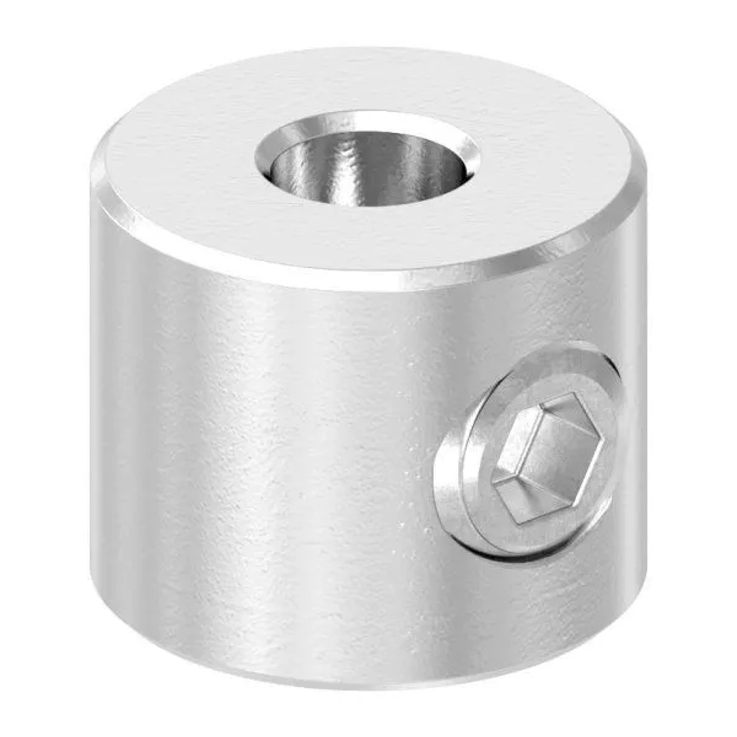 FeNau Rundklemme Mit Madenschraube Für Seil 5-6 mm V4A