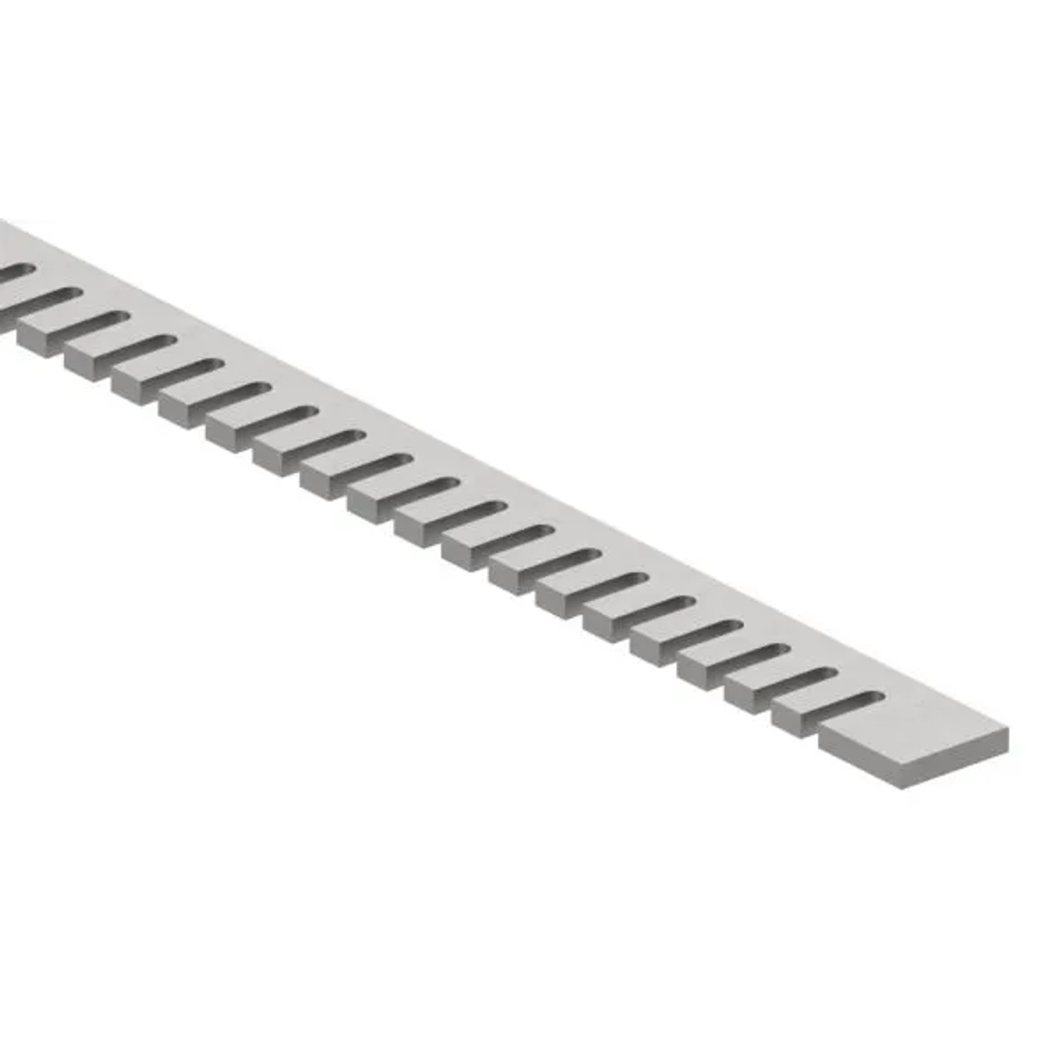 FeNau Krümmerleiste Stahl Roh 40 X 8 mm L = 1500 mm