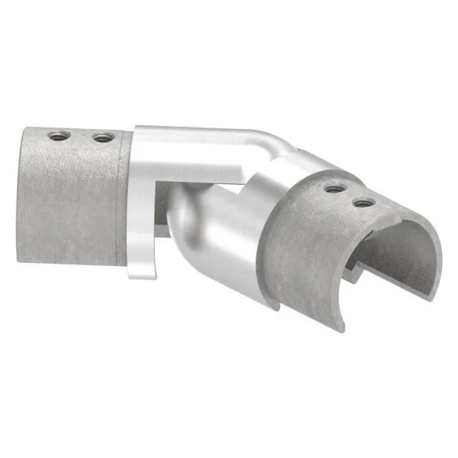 FeNau Gelenkverbinder Edelstahl V4A Für Nutrohr Ø 42,4 mm 90-180 Grad Verstellbar