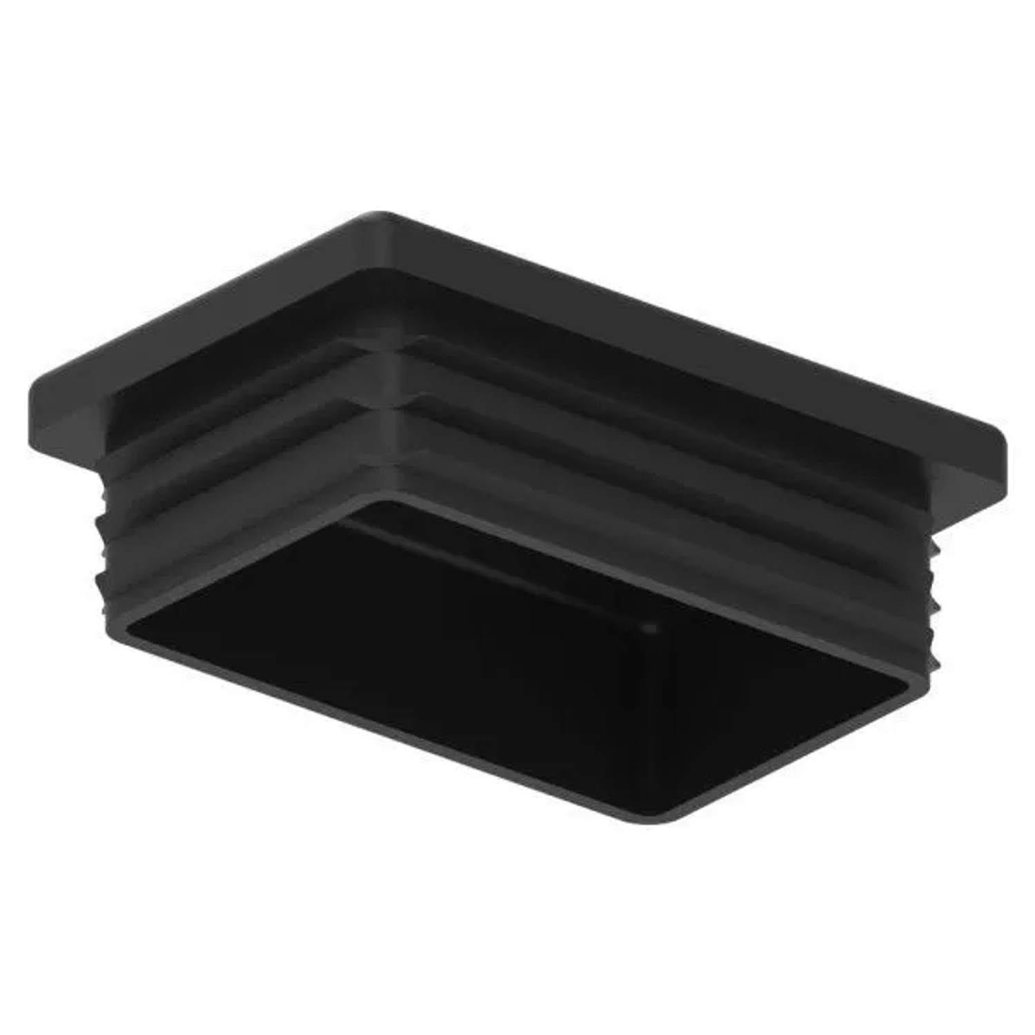 FeNau Einsteckkappe Kunststoff Für Rechteckrohr 60 X 40 mm Schwarz