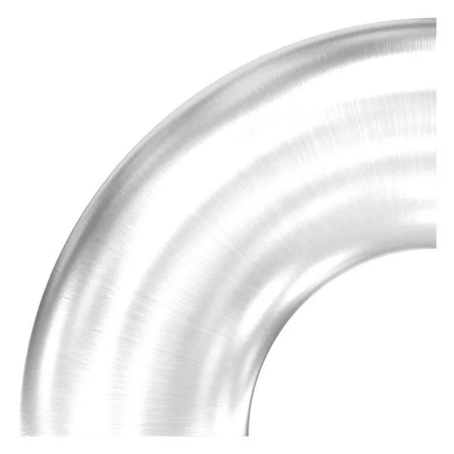 FeNau Schweißbogen Edelstahl V2A Für Rohr Ø 70,0 X 2,0 mm 90 Grad Geschliffen Korn 240