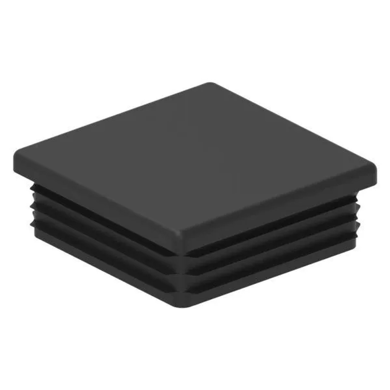 FeNau Kunststoffkappe Kunststoff Für Quadratrohr 60 X 60 mm Schwarz