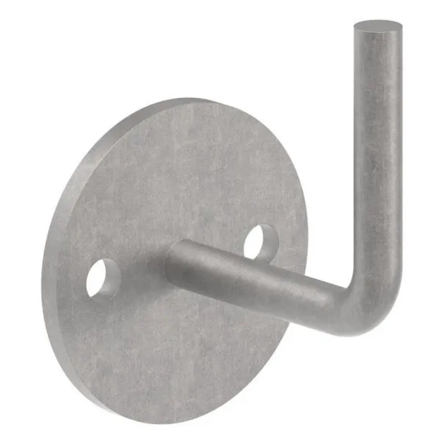 FeNau Handlaufträger Stahl Roh Ronde Ø 80x6 mm Bügel Ø 12 mm Wandabstand 80 mm Zum Anschweißen