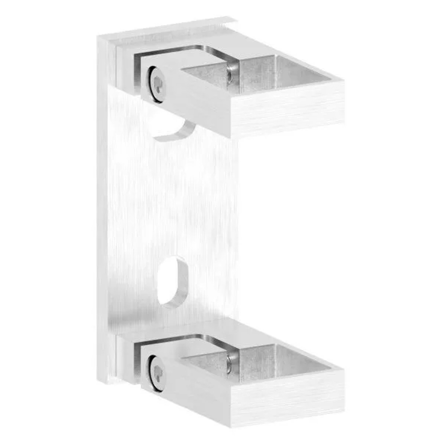 FeNau Wandanker Edelstahl V2A Für Pfosten 40x40 mm Geschliffen Korn 240
