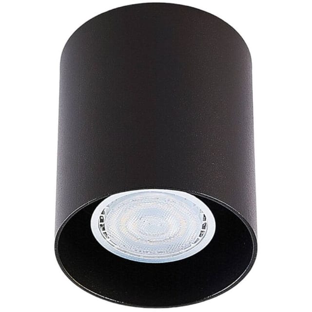 Arcchio Deckenlampe Carson 9620706 Modern in Schwarz aus Aluminium 1-flammig GU10 Flurleuchte