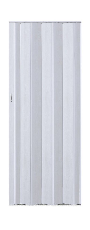 Vivaldi Falttür Schiebetür Tür weiß gewischt H. 203 cm Türbreite bis 134 cm pi281 Neu (1 Packung Karton, 1-St., 1 Set), teils vormontiert Bild 5