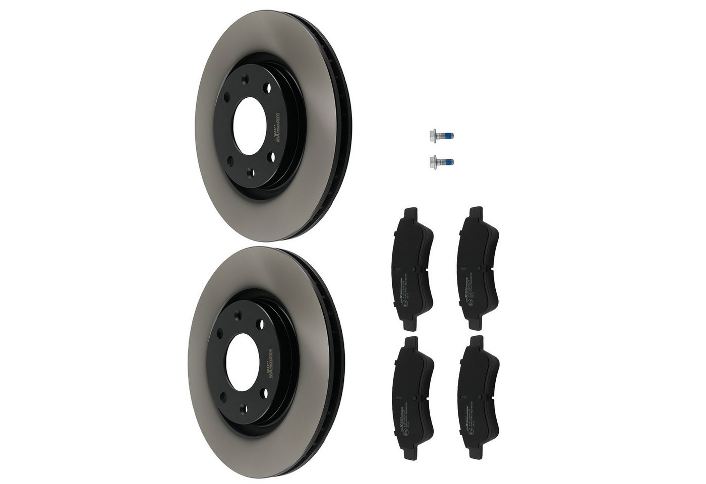 maXpeedingrods Bremsbelag, Bremsscheiben Bremsbeläge Vorne For Citroen C2 C3 Picasso C4 Cactus Bild 4