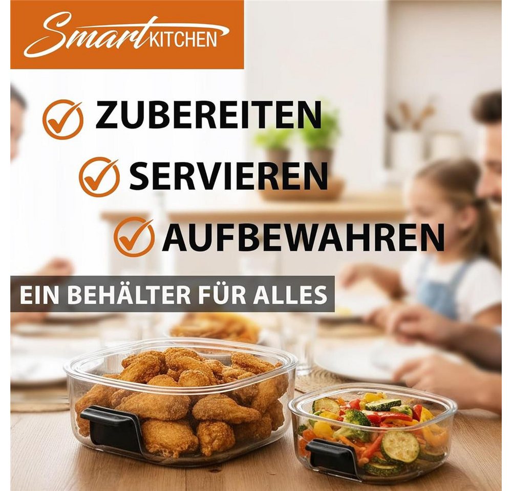 Telewelt Heißluftfritteuse 4-in-1 Air Fryer, Mit Temperatursteuerung, Timer und automatischer Abschaltung Bild 5