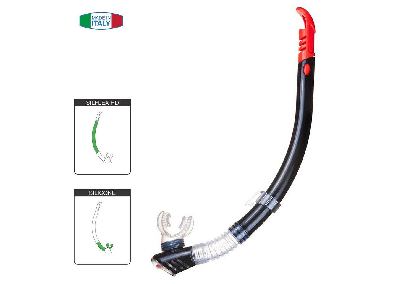Salvas Schnorchel Falt Schnorchel Splash Sr Spritzschutz - Silikon A