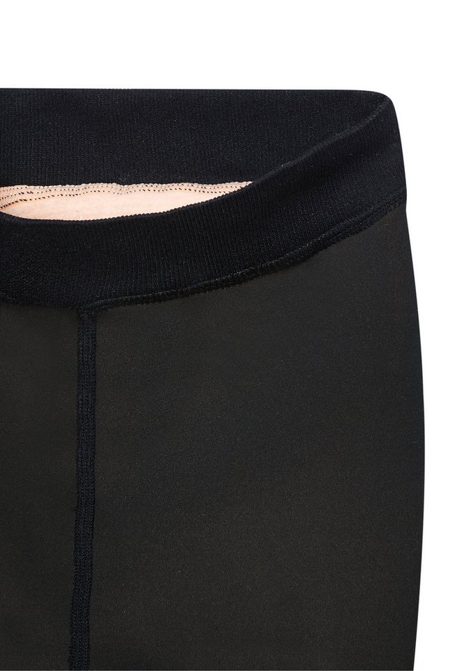 H.I.S Thermostrumpfhose gefütterte Kinderstrumpfhose, transparente Optik (1 St) innen mit Teddyfell Bild 3