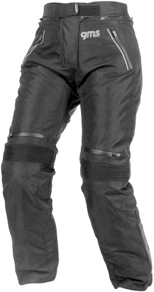 gms Motorradhose GMS Highway 3 wasserdichte Damen Motorrad Textilhose Knieprotektoren enthalten,herausnehmbares Innenfutter,wasserdicht