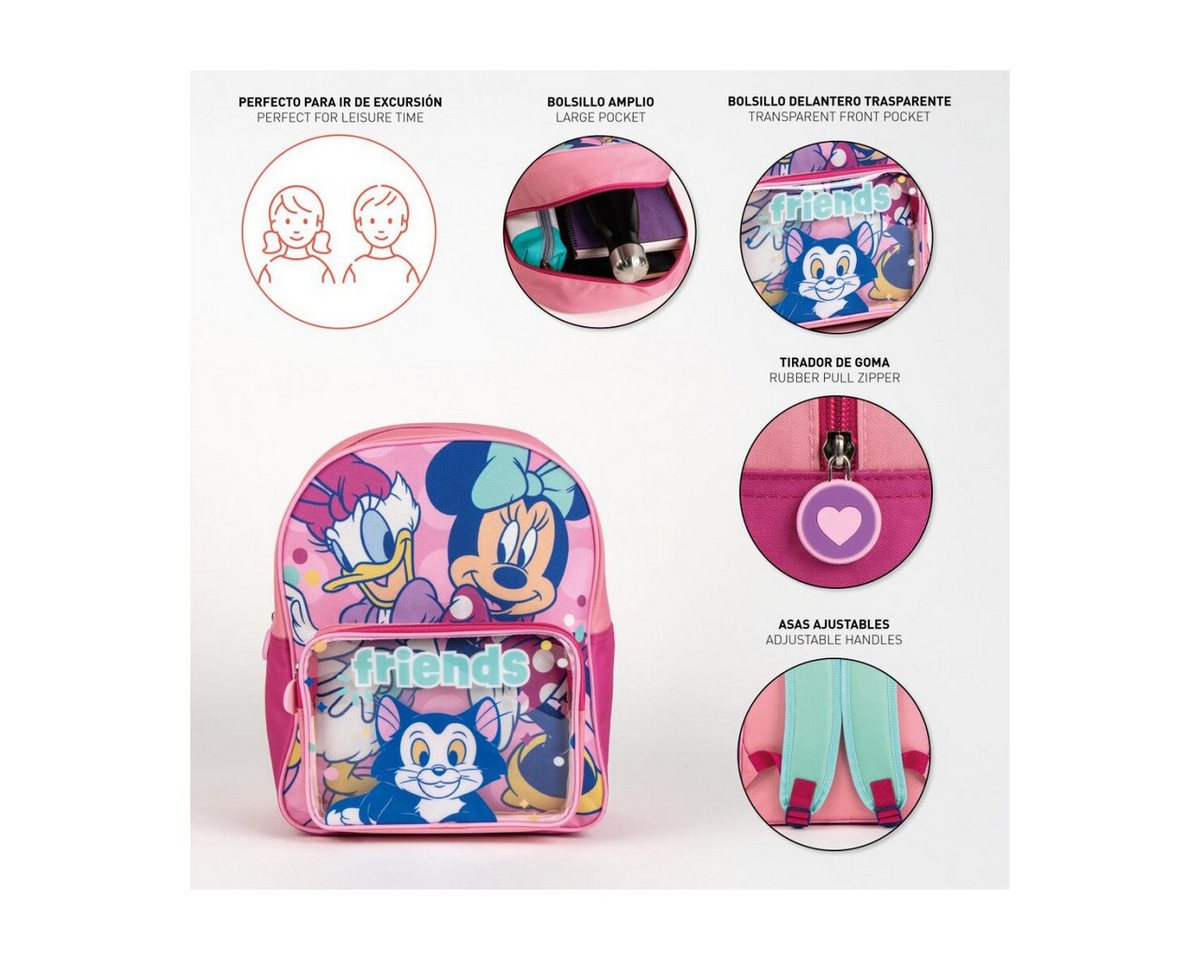 Disney Kinderrucksack Disney Minnie Friends Rucksack 30?cm – für Kindergarten & Freizeit (1-tlg) Bild 3