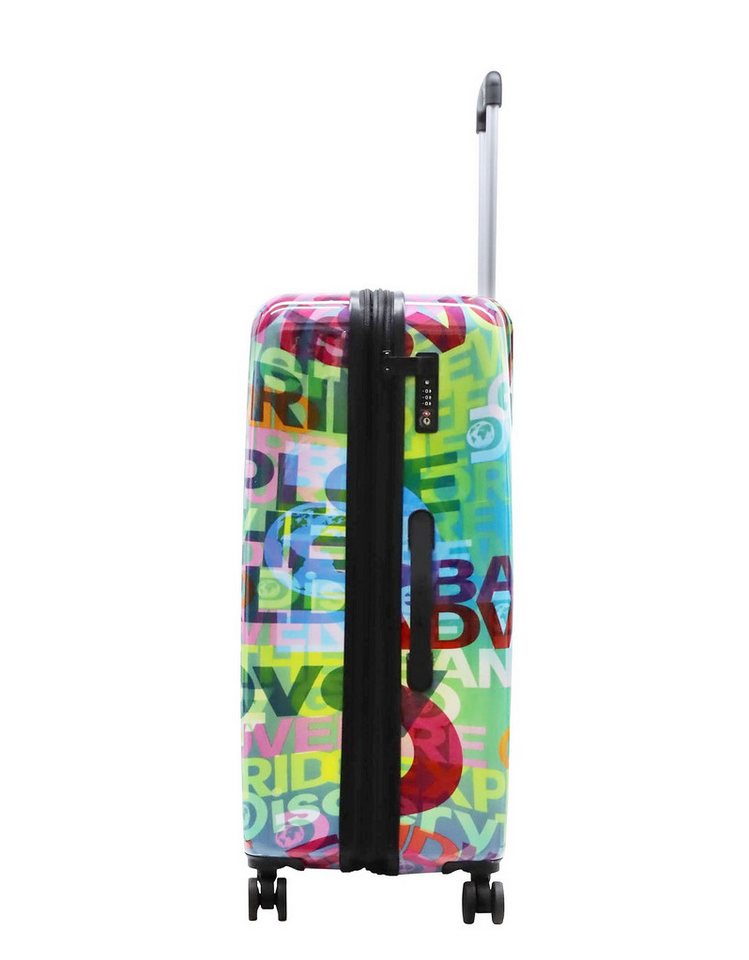 Discovery Hartschalen-Trolley Explore the World ABS/PC Trolley TSA Zahlenschloss Spinner 78 cm, 4 Rollen, integriertes TSA-Zahlenschloss Bild 2
