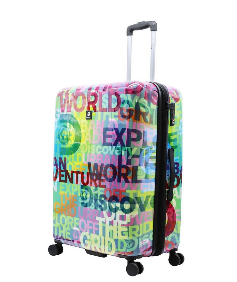 Discovery Hartschalen-Trolley Explore the World ABS/PC Trolley TSA Zahlenschloss Spinner 78 cm, 4 Rollen, integriertes TSA-Zahlenschloss Bild 4