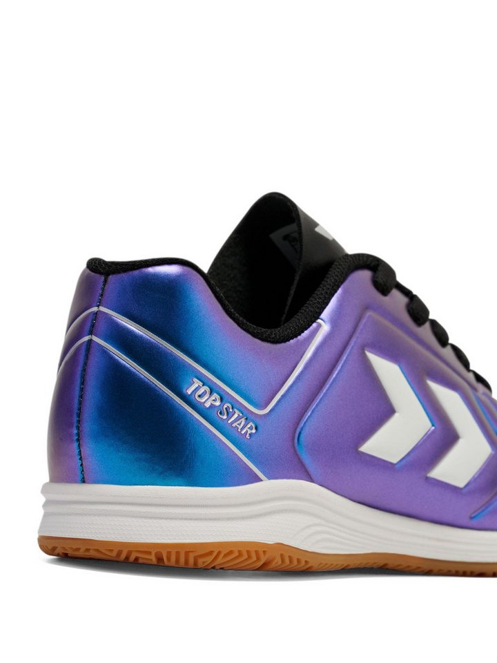 hummel Hallen-Indoorschuhe Top Star I.C. 2.0 navyblau/bunt Kinder Badmintonschuh Bild 3