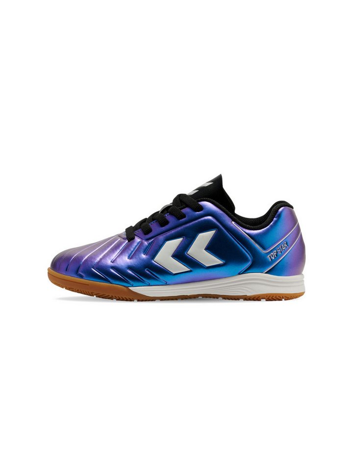 hummel Hallen-Indoorschuhe Top Star I.C. 2.0 navyblau/bunt Kinder Badmintonschuh Bild 4