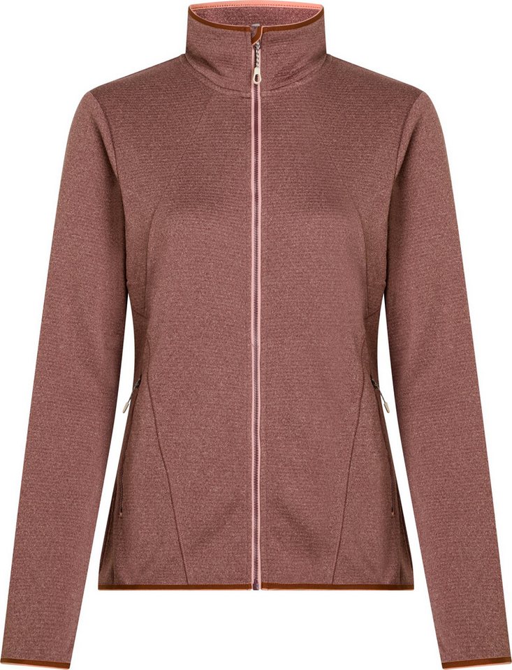 McKINLEY Outdoorjacke Da.-Unterjacke Roto III W MELANGE/RED WINE