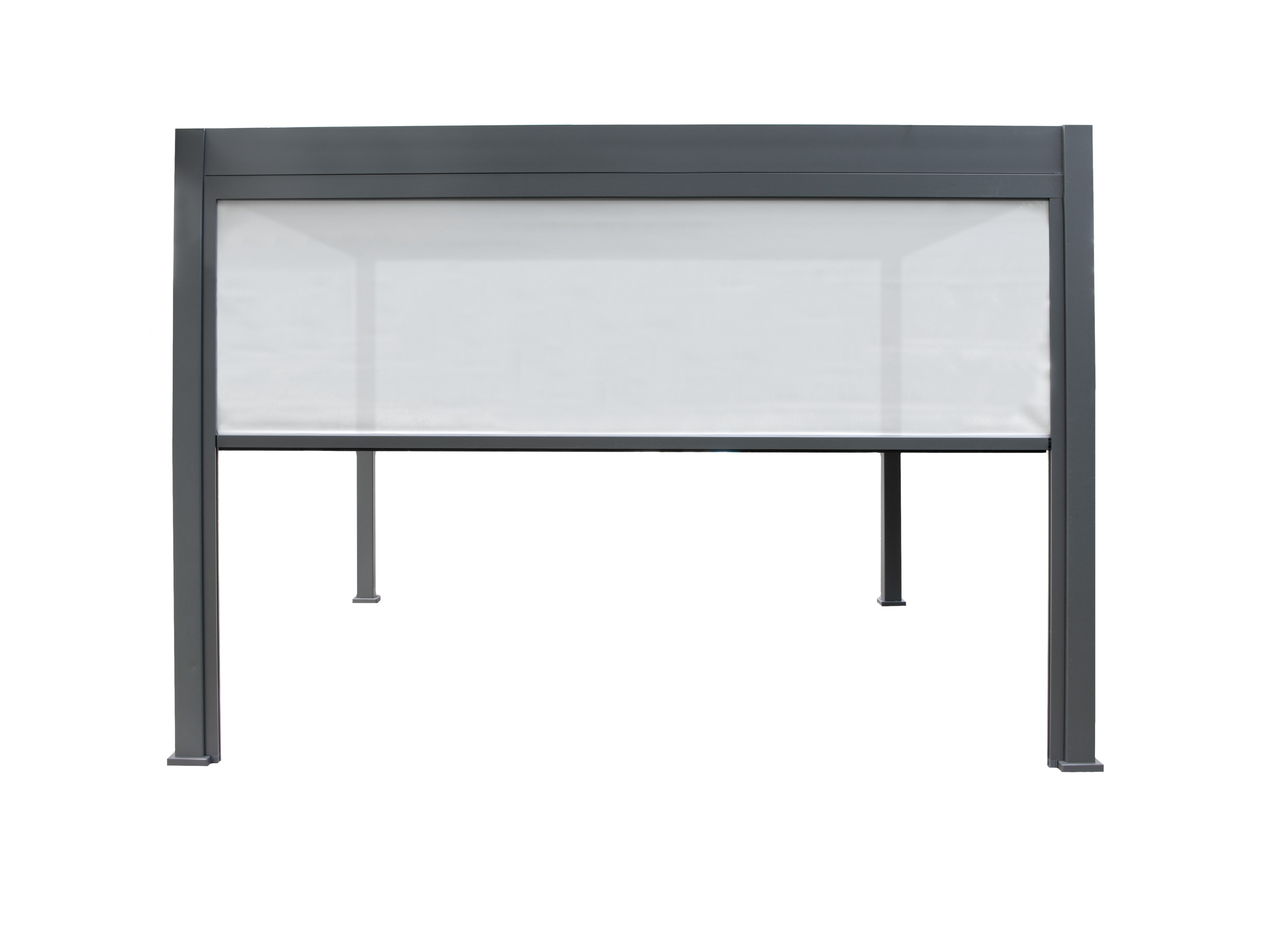 BELLAVISTA - HOME & GARDEN® Sonnen- & Sichtschutzrollo Oasis (300 cm, anthrazit)