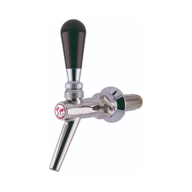 Ich-Zapfe Bierzapfhahn V10 Chromnickelstahl Poliert 35 mm