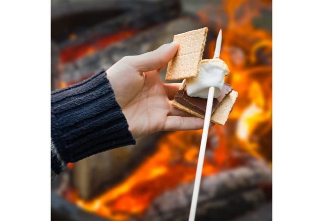 Relaxdays Stockbrotspieße Bambus Natur Extra Lang 90 cm 100er Set