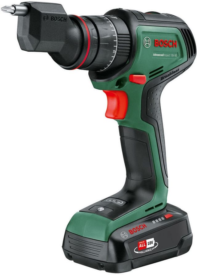 Bosch 18 V Akku-Schlagbohrmaschine Advanced Impact 18V-80 inkl. 2,5 Ah Akkus