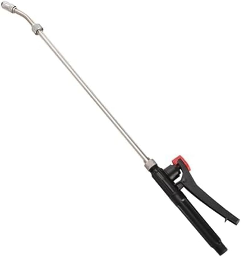 Rampe D'Arrosage En Acier Inoxydable Avec Buse Réglable Et Tuyau De 1 M, Adaptée Aux Applications De Jardinage Et De Lavage De Voiture.